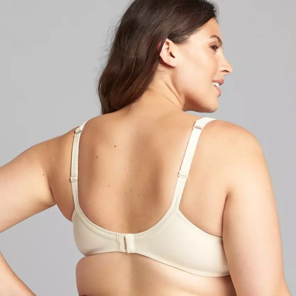 Cacique cotton lightly lined hidden underwire full coverage t shirt bra 46DD